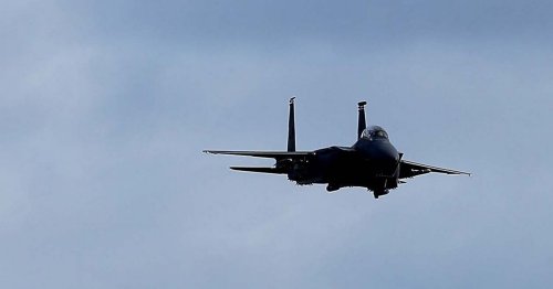 US fighter jets thunder over Devon - live updates