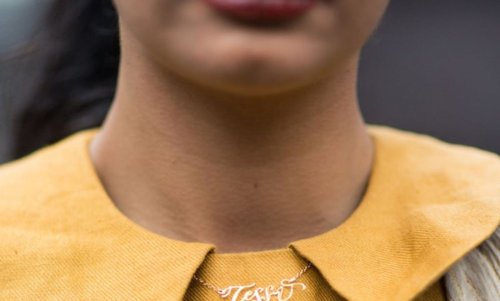 This Wearable Signature Is the New Carrie Necklace