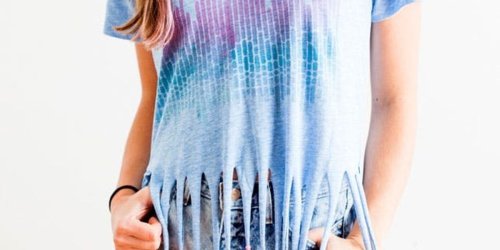 Festival Style Hack: How to Dye, Bead and Fringe Your T-Shirts