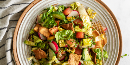 This Authentic Fattoush Salad Is Perfect For A Healthy Summertime Lunch