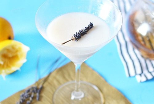 This Yogurt Lemon Lavender Cocktail Will Make You Feel Fancy AF