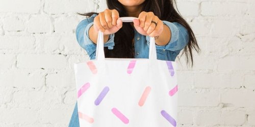 A New Way to Make Hand-Stamped Tote Bags in Under 30 Minutes