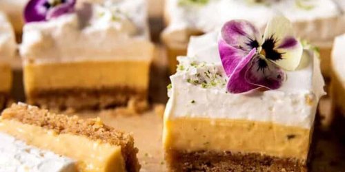 These Key Lime Pie Bars Are The Salty-Sweet Dessert We're Craving RN