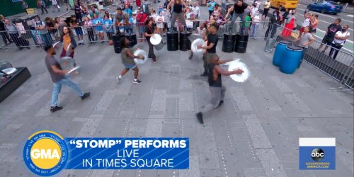 VIDEO: STOMP Performed This Morning on GOOD MORNING AMERICA!