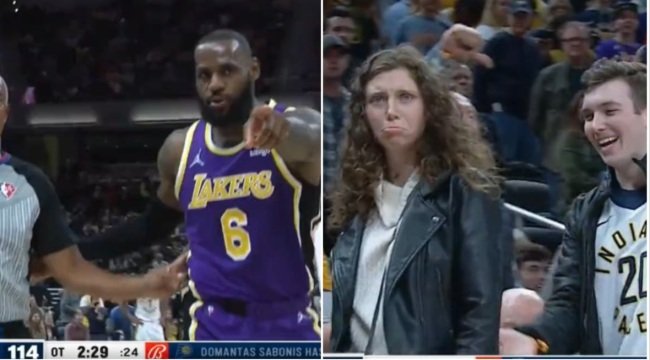 ‘LeSnitch’ Trends After LeBron James Gets Two Heckling Pacers Fans Kicked Out Of Game