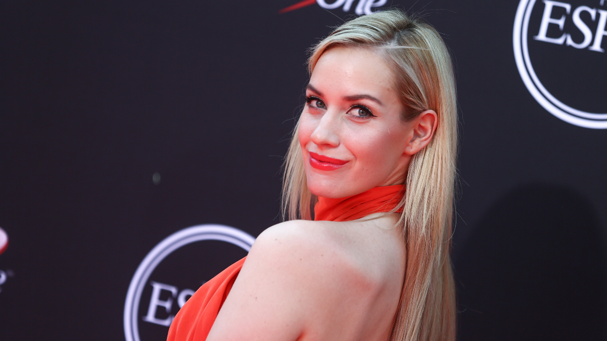 Paige Spiranac Shows Fans How To Play Golf In White Skirt On New TikTok Video