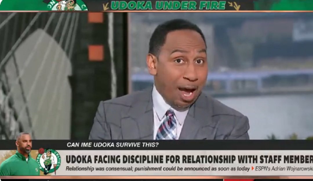 Stephen A. Smith implies racism in Celtics leaking Ime Udoka affair