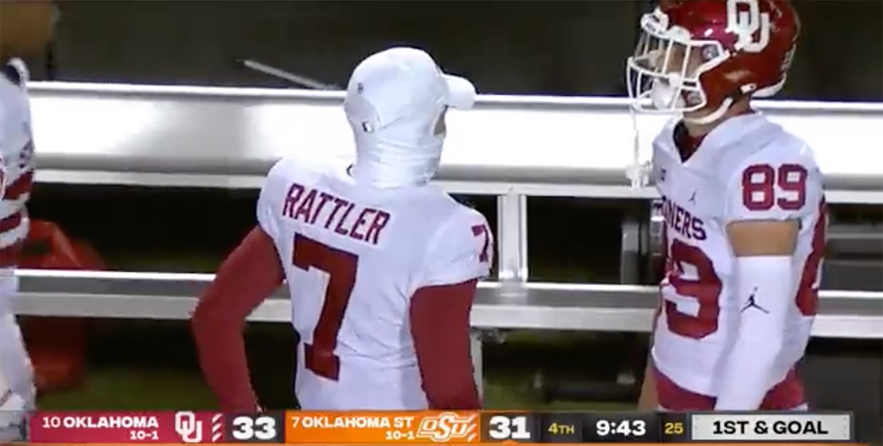 Spencer Rattler Debuts New Form Of 'Surrender Cobra' As Oklahoma Loses Bedlam Rivalry