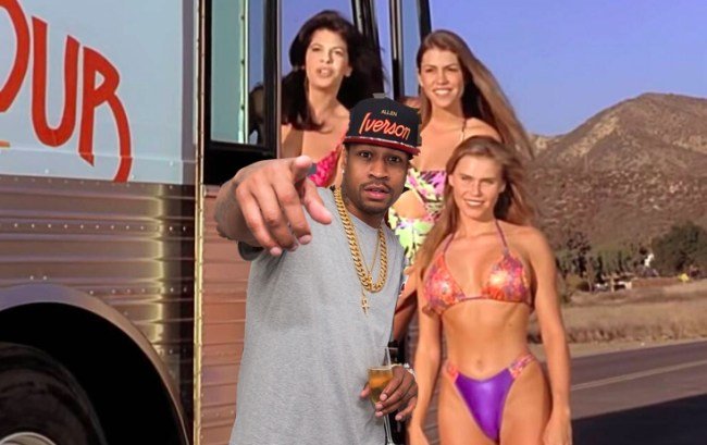 The wild story of Allen Iverson taking over a club with busloads of women
