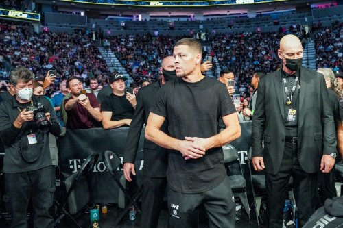 Nate Diaz Slaps The Nelk Boys' MMA Reporter In The Face At UFC 276