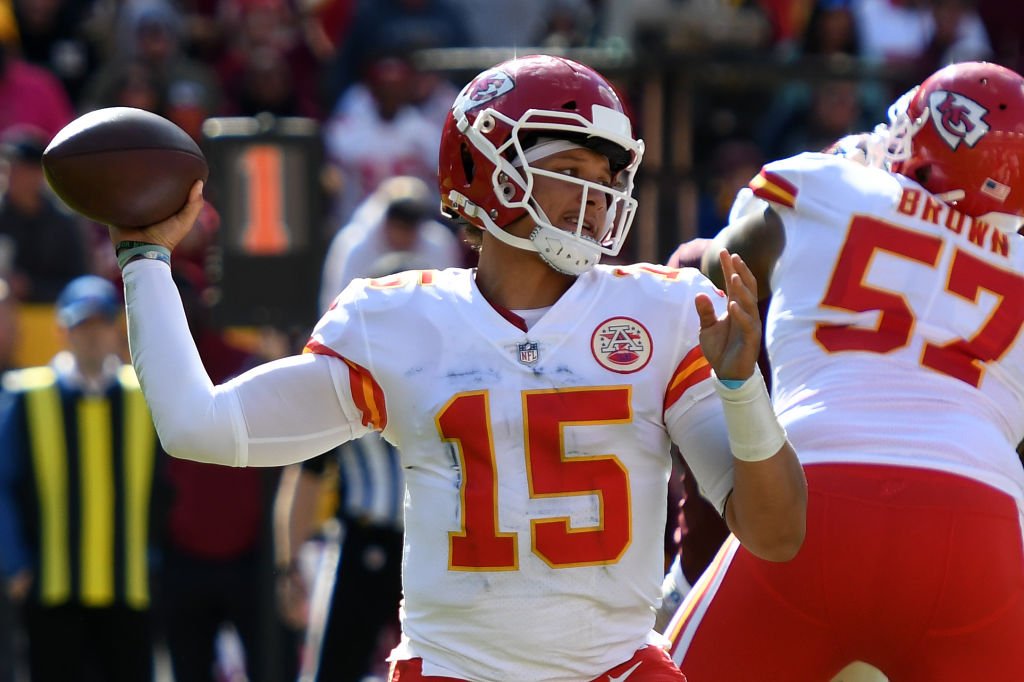 Patrick Mahomes' Mom Says Interception Off Tyreek Hill’s Hands Should Not Count On Her Son's Stats And Fans Did Not Like Her Suggestion - BroBible