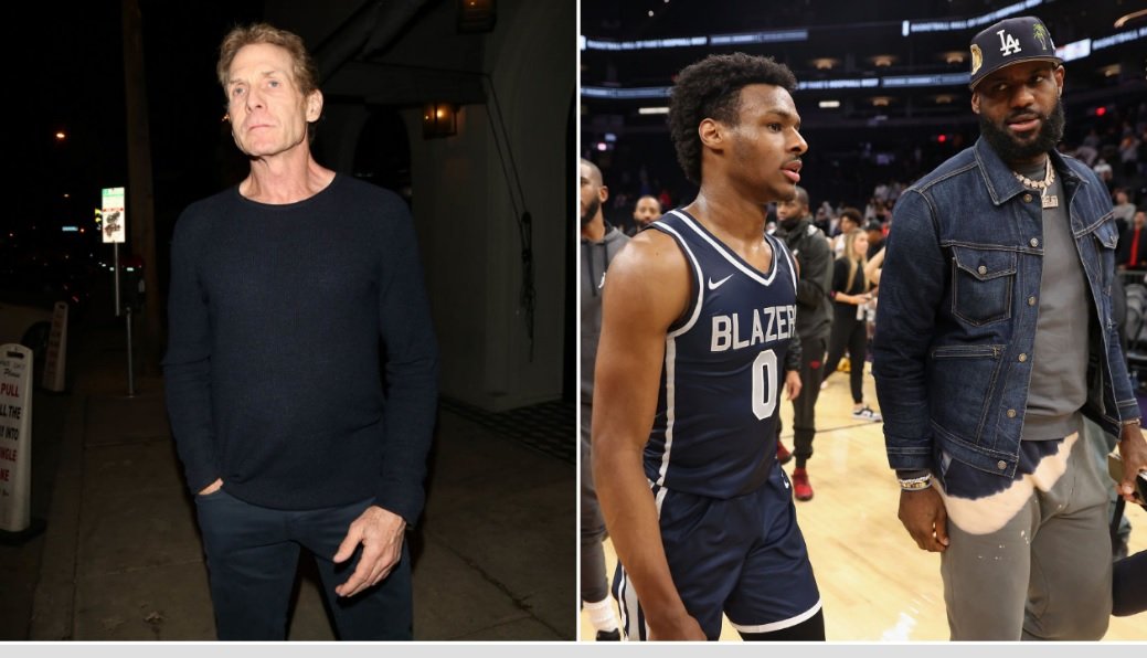 Skip Bayless Is Already Hating On A Potential LeBron-Bronny James Father/Son Duo In The NBA