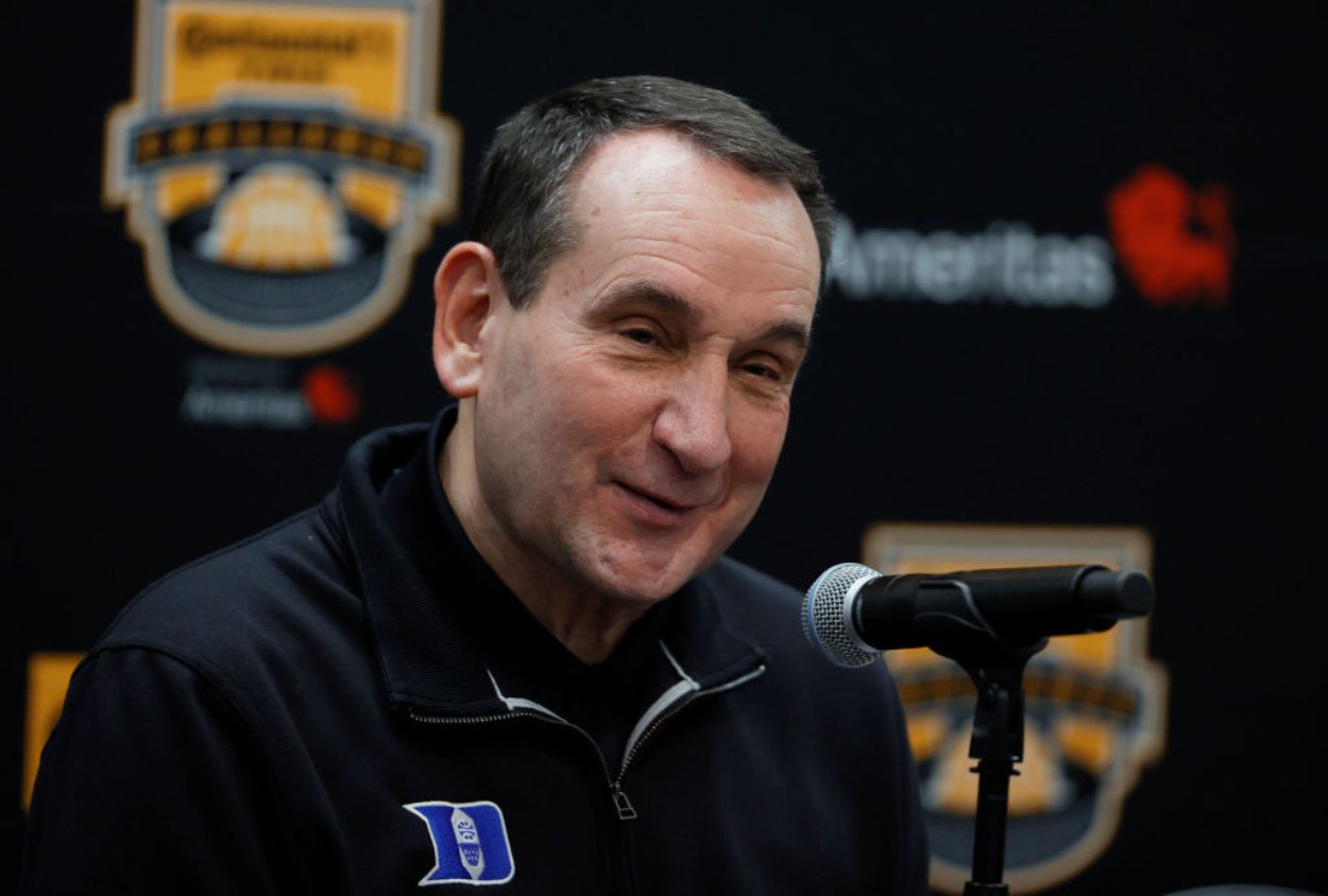 College Basketball World Hilariously Reacts To Coach K Saying He'll 'Have Nothing To Do' With Duke After Retiring
