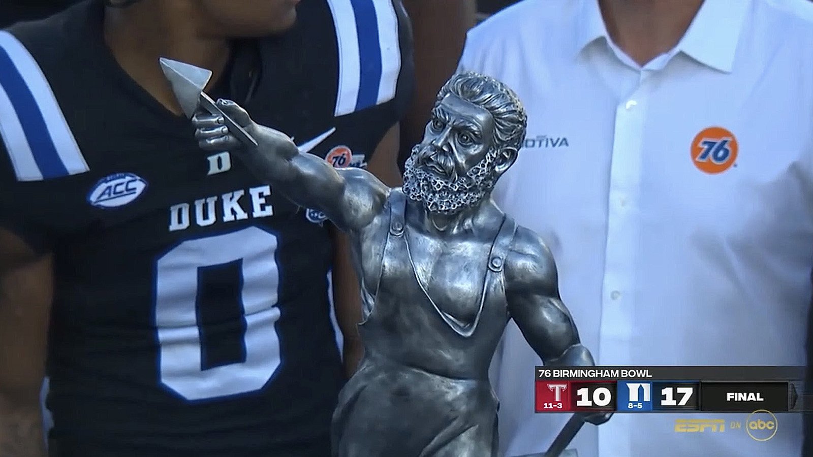 Birmingham Bowl Trophy Features A Literal Bare Butt With Some Seriously Huge Cheeks