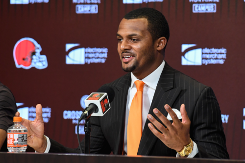 Deshaun Watson Posts Browns Jerseys On IG, Forgets To Remove Wrong Team From Background