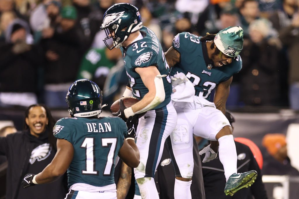 The Eagles broke a 100-year-old record, and more wild NFC Championship moments - cover