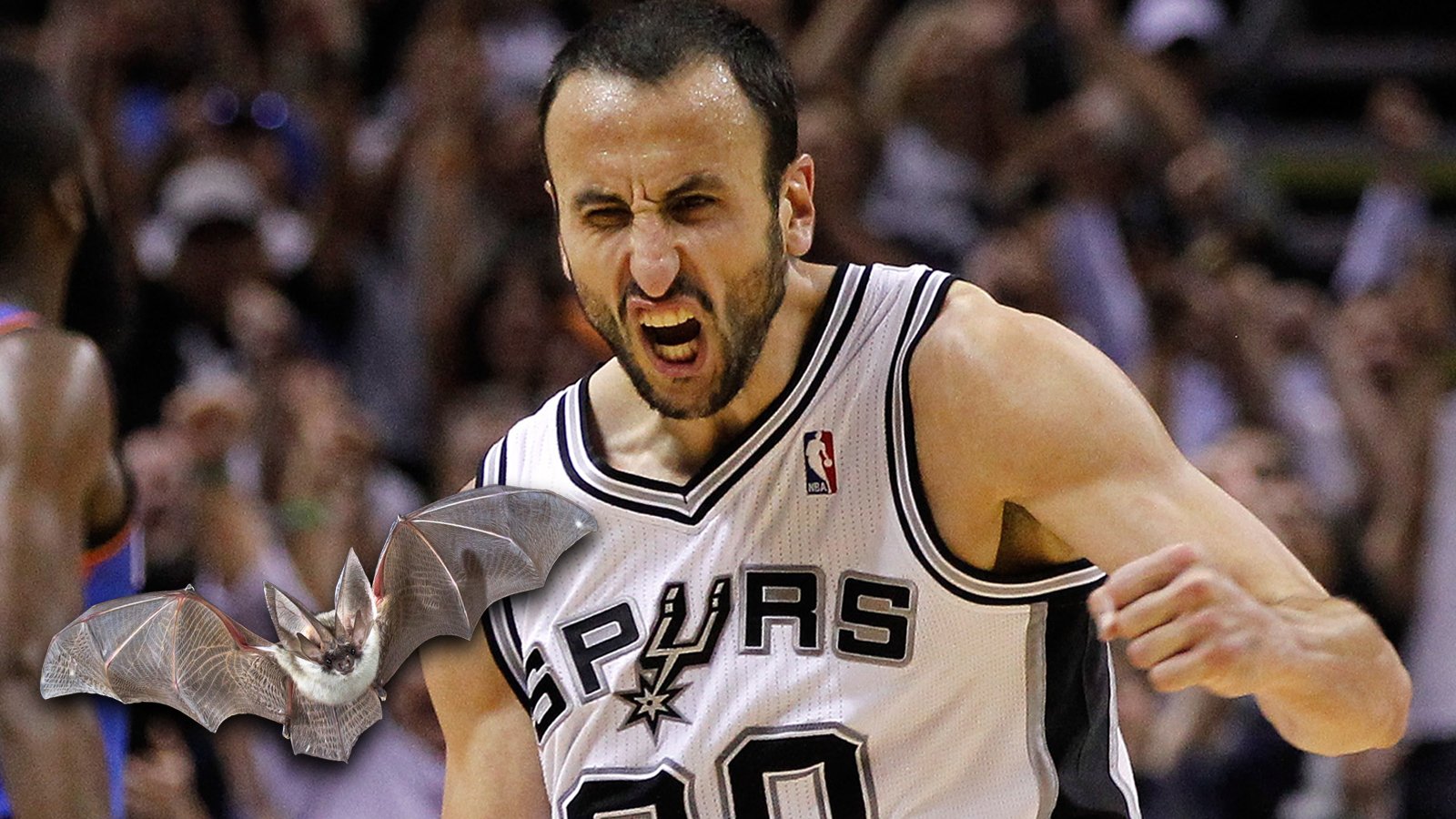 Manu Ginobili Swatting A Bat Out Of Midair During A Game On Halloween Was A Truly Bizarre NBA Moment