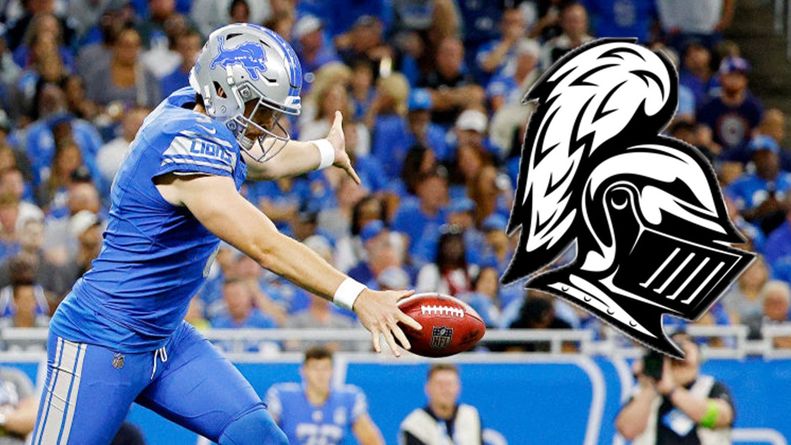 Detroit Lions Punter Arriving To Ford Field In A Full Suit Of Armor Creates Surreal Mental Picture