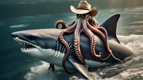 Why Aren't We Talking About The Octopus Riding A Shark More Because 'Sharktopus' Is Blowing My Mind