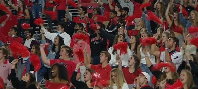 People Were Angry At Maskless Georgia Fans Not Social Distancing During UGA-Auburn Game