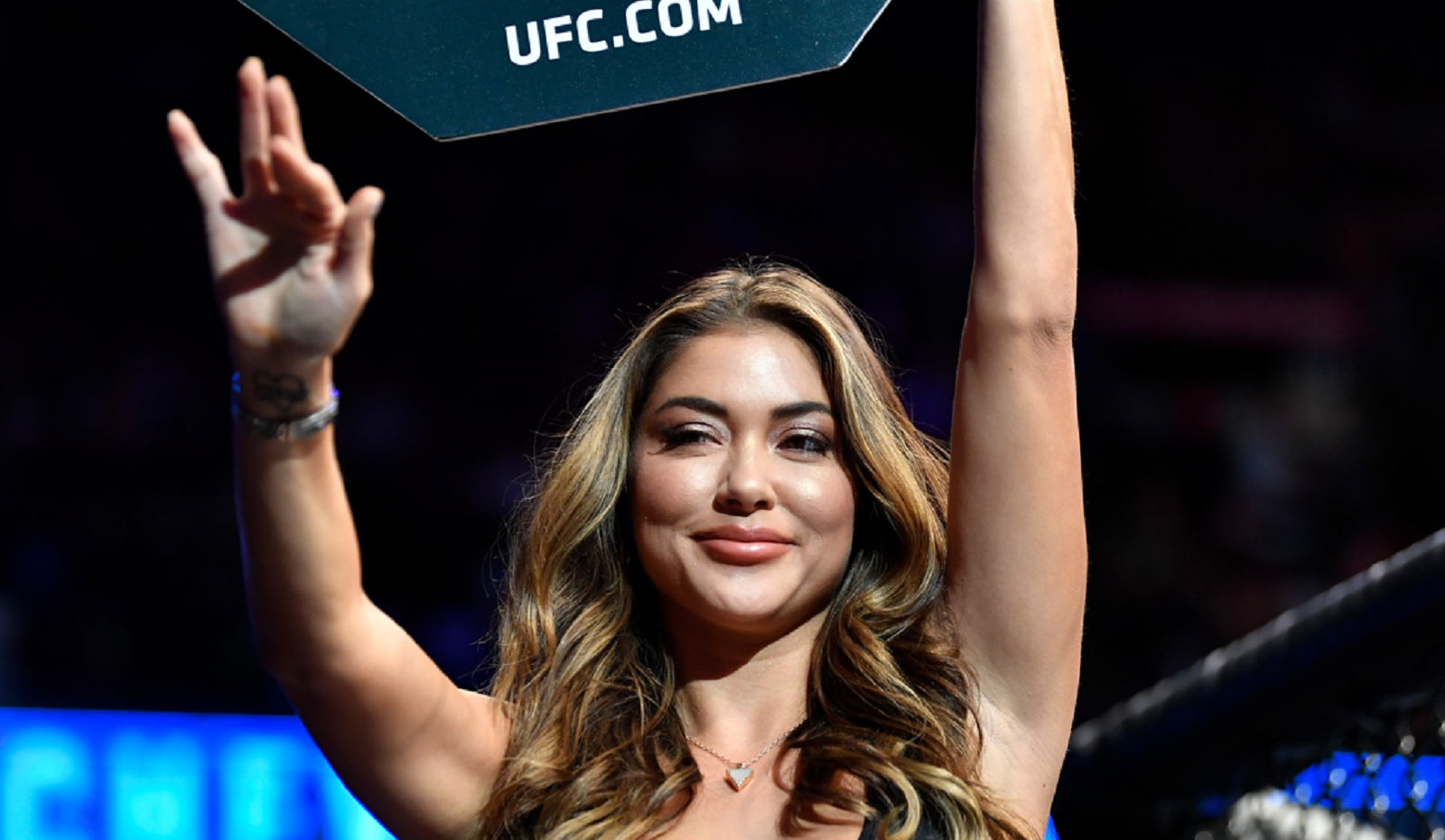 UFC ring girl goes viral after she takes a shirtless Instagram pic