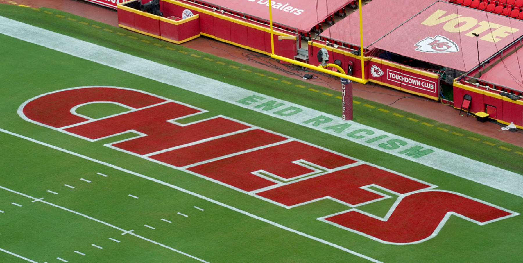 The NFL Is Removing ‘End Racism’ From End Zone During Super Bowl In New Orleans