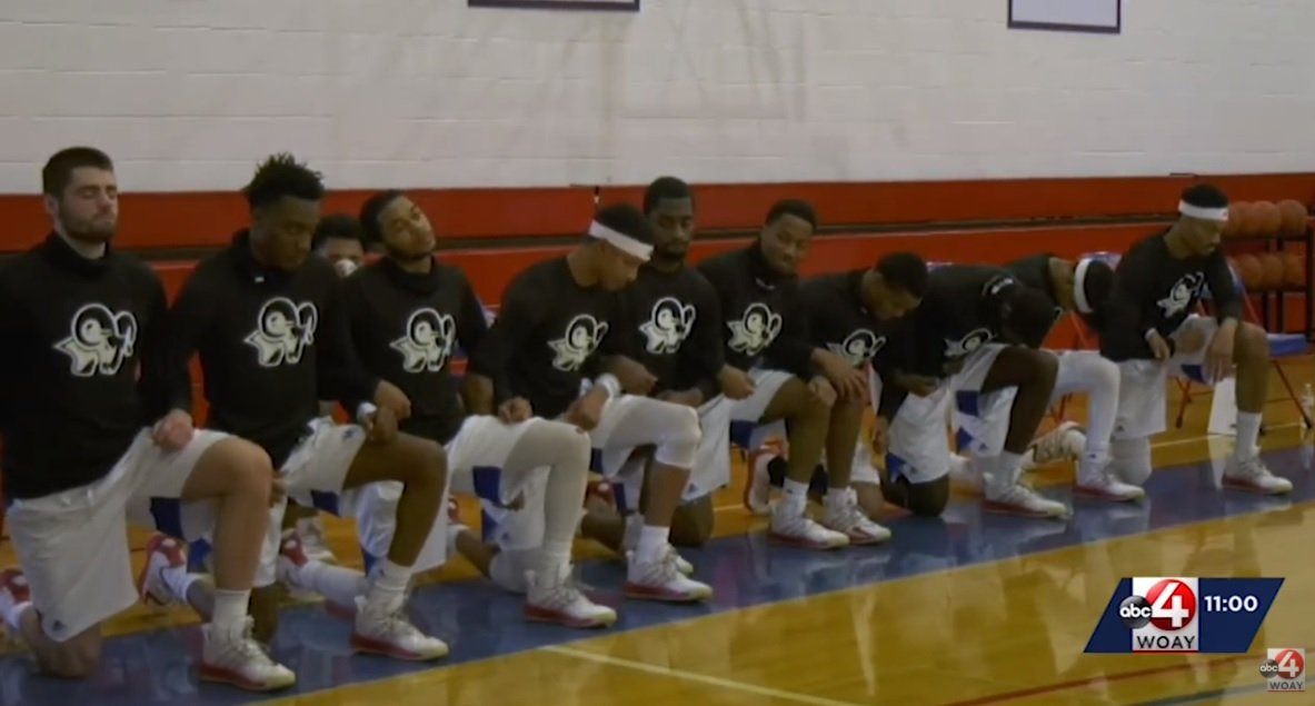College Basketball Team Forced To Forfeit Game After Players Were Suspended For Kneeling During Anthem