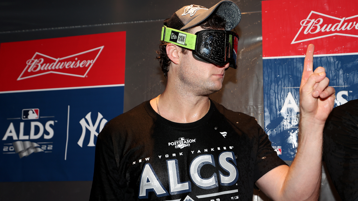 Gerrit Cole Looked Absolutely Miserable In The Yankees' ALDS Celebration