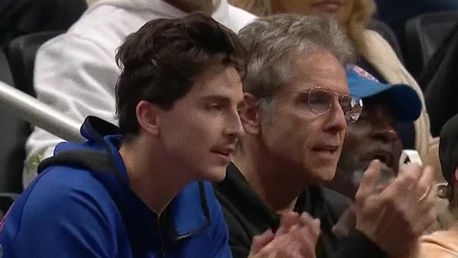 Ben Stiller, Timothee Chalamet Big-Upped For Following Knicks To DET Like ‘AAU Parents’ / ‘Basketball Sickos’, Stiller Responds