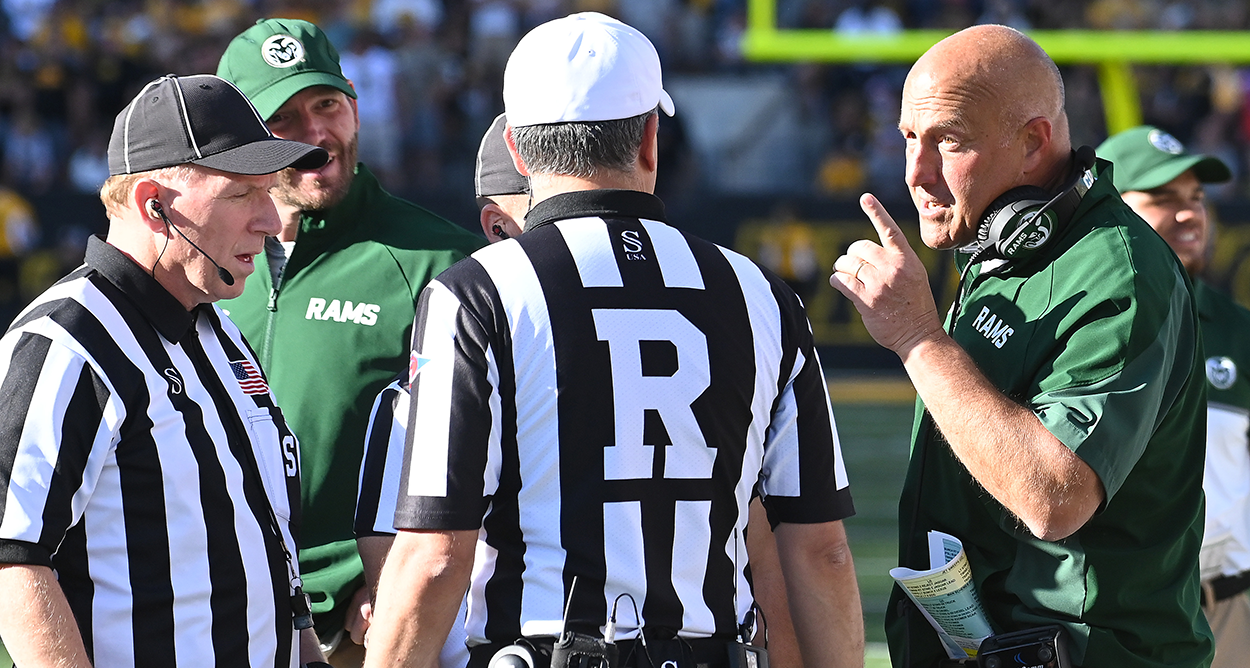Colorado State Head Coach Makes History By Getting Ejected In First Half