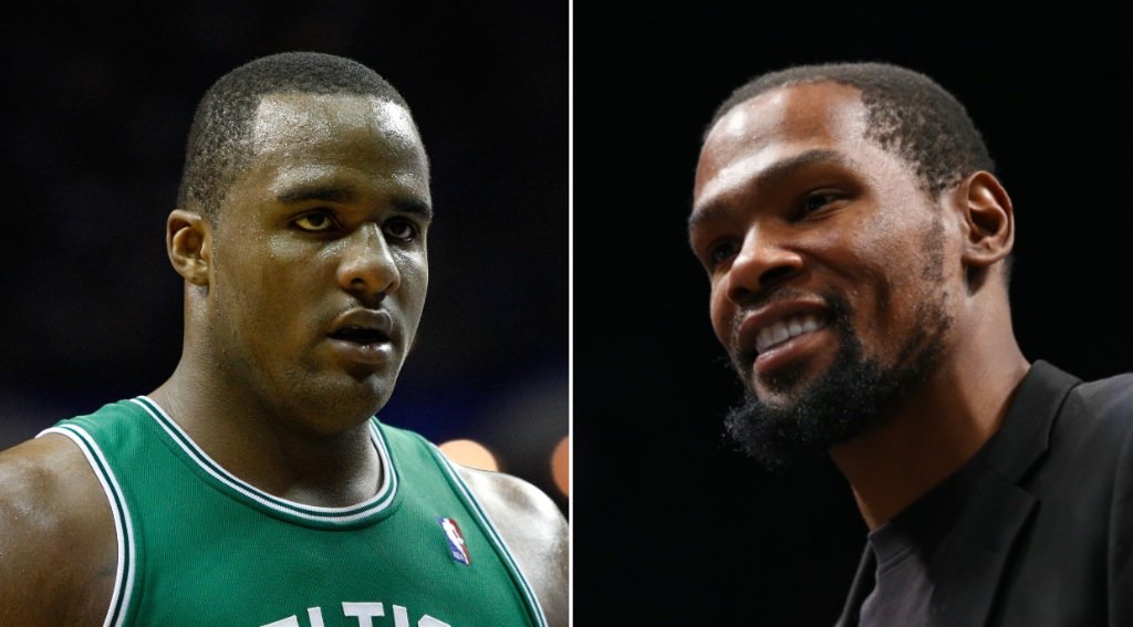 Kevin Durant Fires Back At Ex-Celtics Player Glen 'Big Baby' Davis For Appearing To Threaten Kyrie Irving Over Logo Stomp