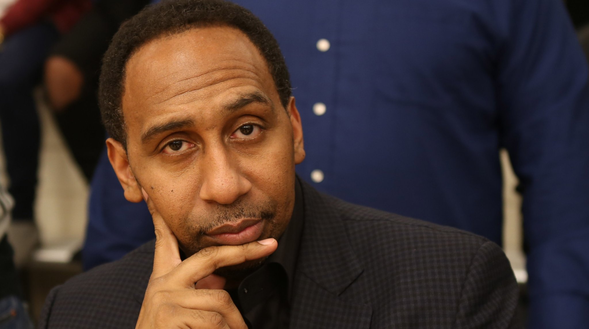 Stephen A. Smith Loses It On Max Kellerman After He Argues Trae Young's Ceiling Is Higher Than Steph Curry's