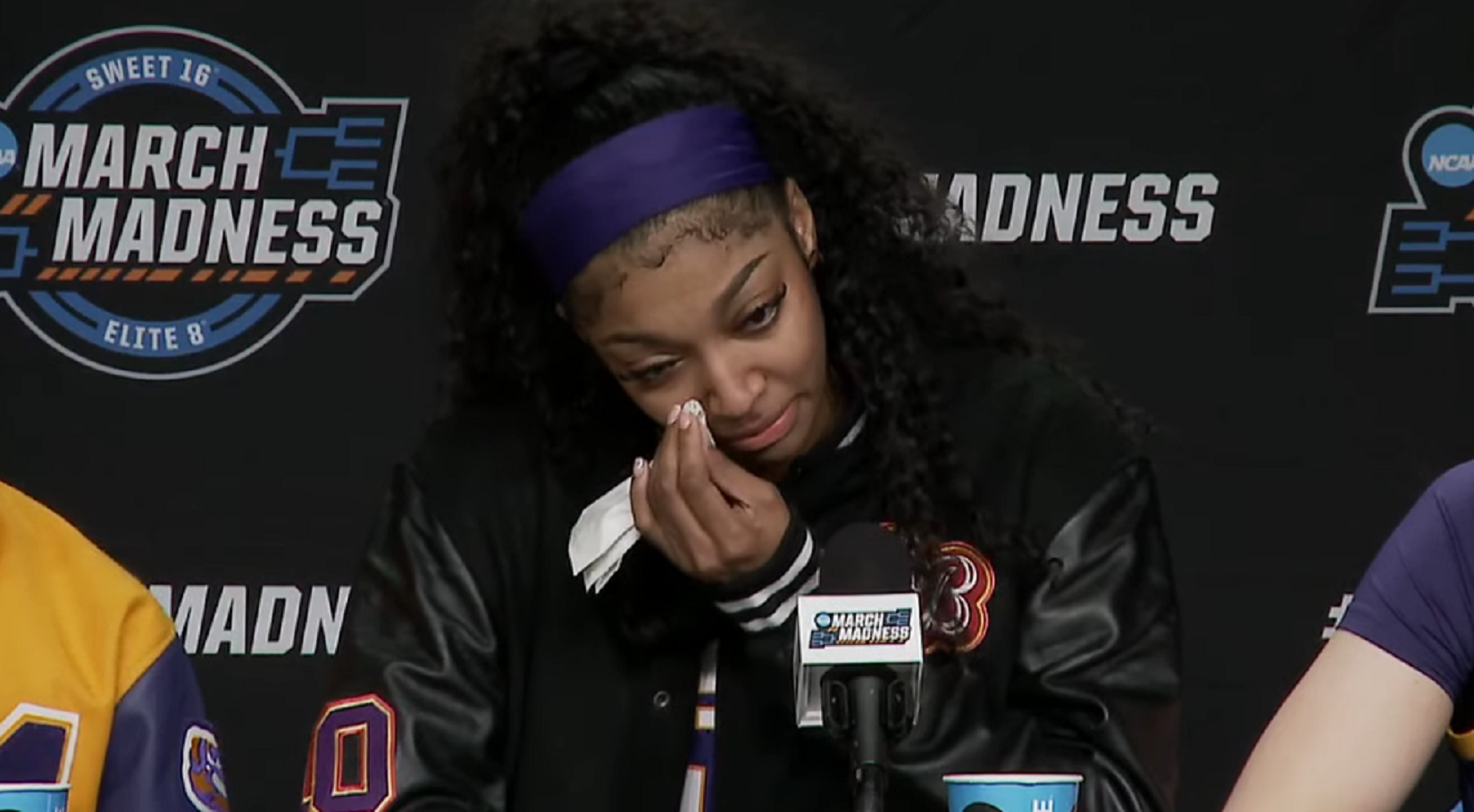 Emotional Angel Reese Tears Up While Revealing She's Received Death Threats After Being Dubbed A Villain Since Winning National Championship