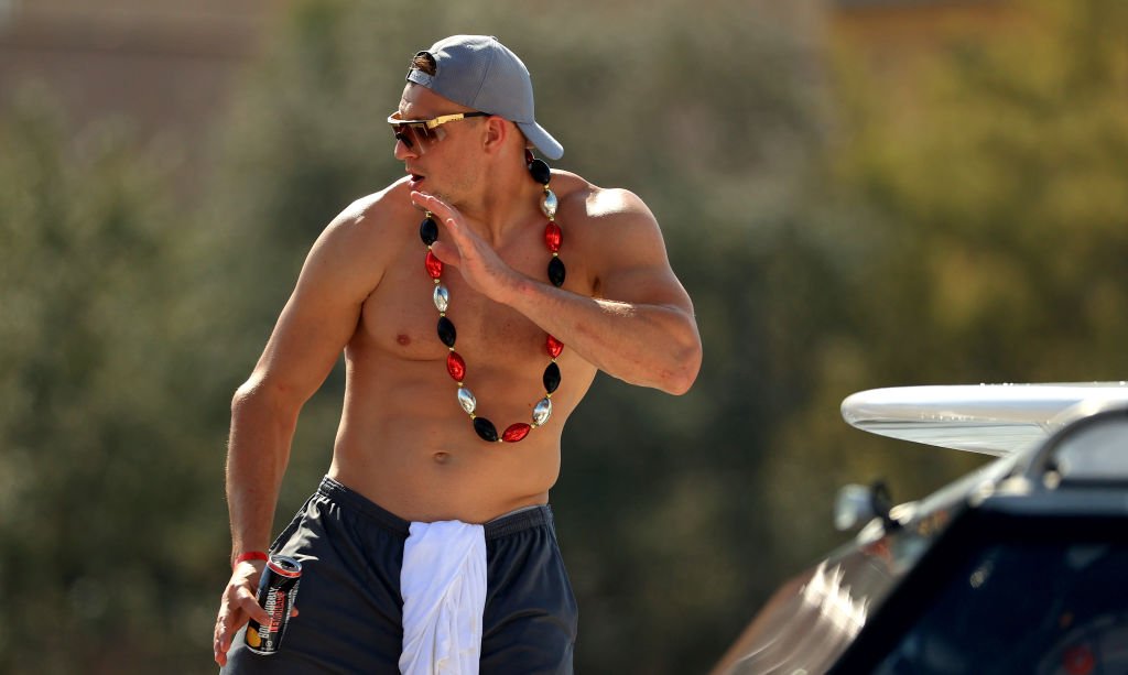 Rob Gronkowski Was The Life Of The Party During Tampa Bay's Super Bowl Boat Parade