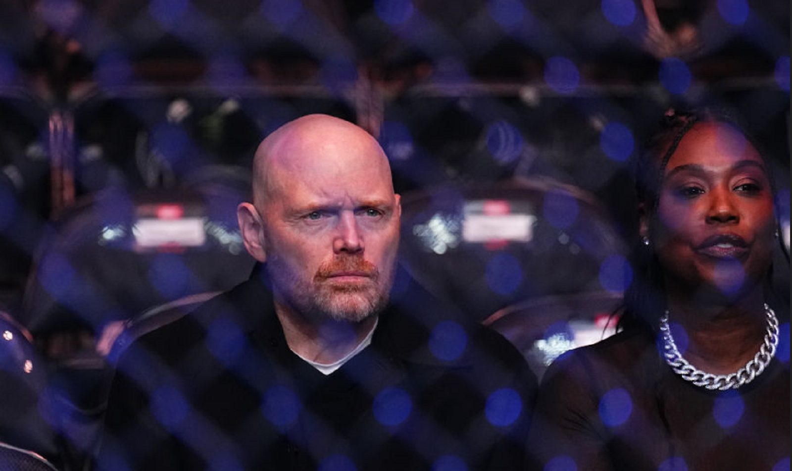 Bill Burr Reacts To Backlash After His Wife Flipped Off Donald Trump At UFC Event ‘Quit Your Crying’