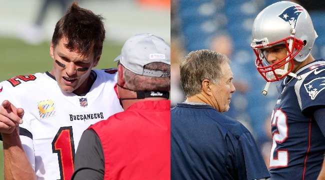 Bruce Arians Jabs Bill Belichick For Not Allowing Tom Brady To Do Coach's Job