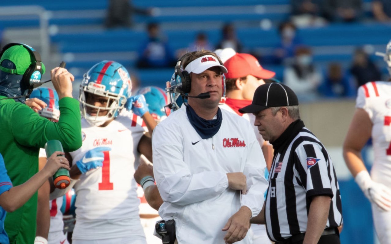 Lane Kiffin Calls Out SEC After Its Explanation Regarding Late Controversial Kickoff In Ole Miss' Loss To Auburn