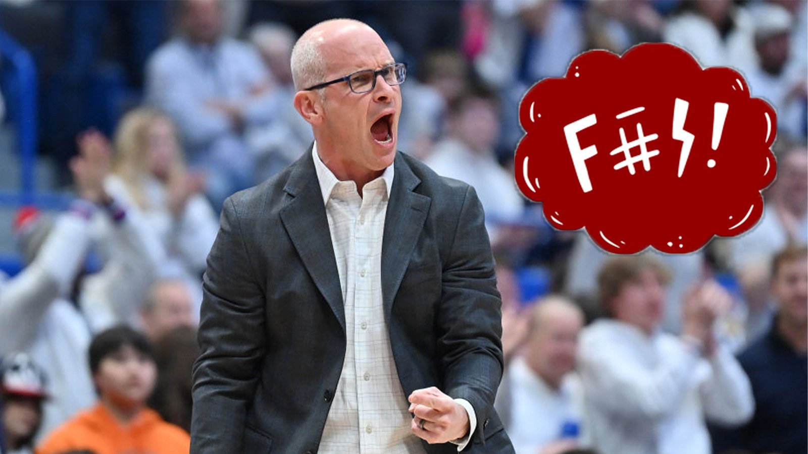 Dan Hurley Punts Basketball Into Crowd After Unleashing LOUD F-Bomb Live On ESPN