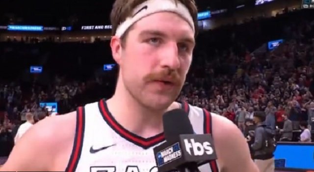 Gonzaga's Drew Timme Tries Hard Not To Curse During Postgame Interview, Ends Up Cursing Anyways
