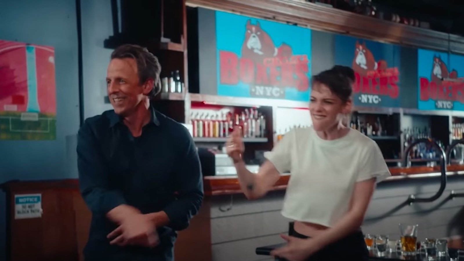The Best Late-Night Segment Returns As Seth Meyers Get Obliterated With Kristen Stewart, Tells Her About Soiling Himself