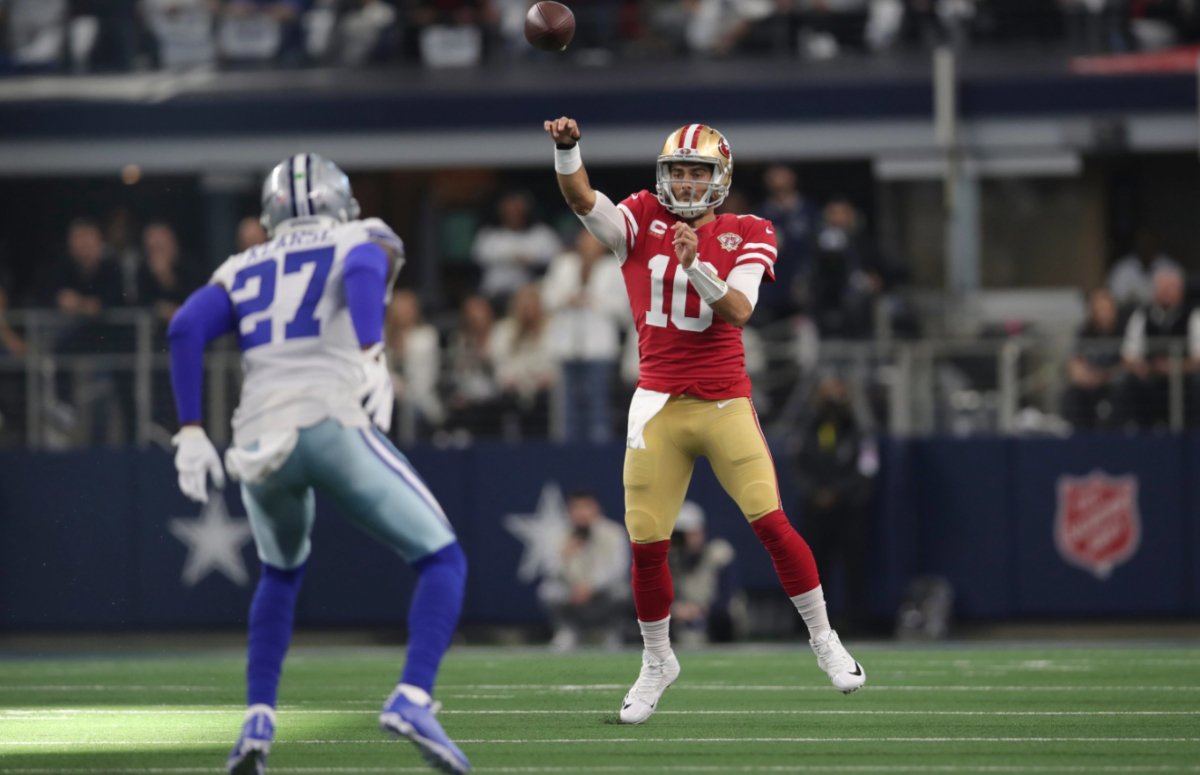 This Wild Jimmy Garoppolo Stat Bodes Well For San Francisco 49ers