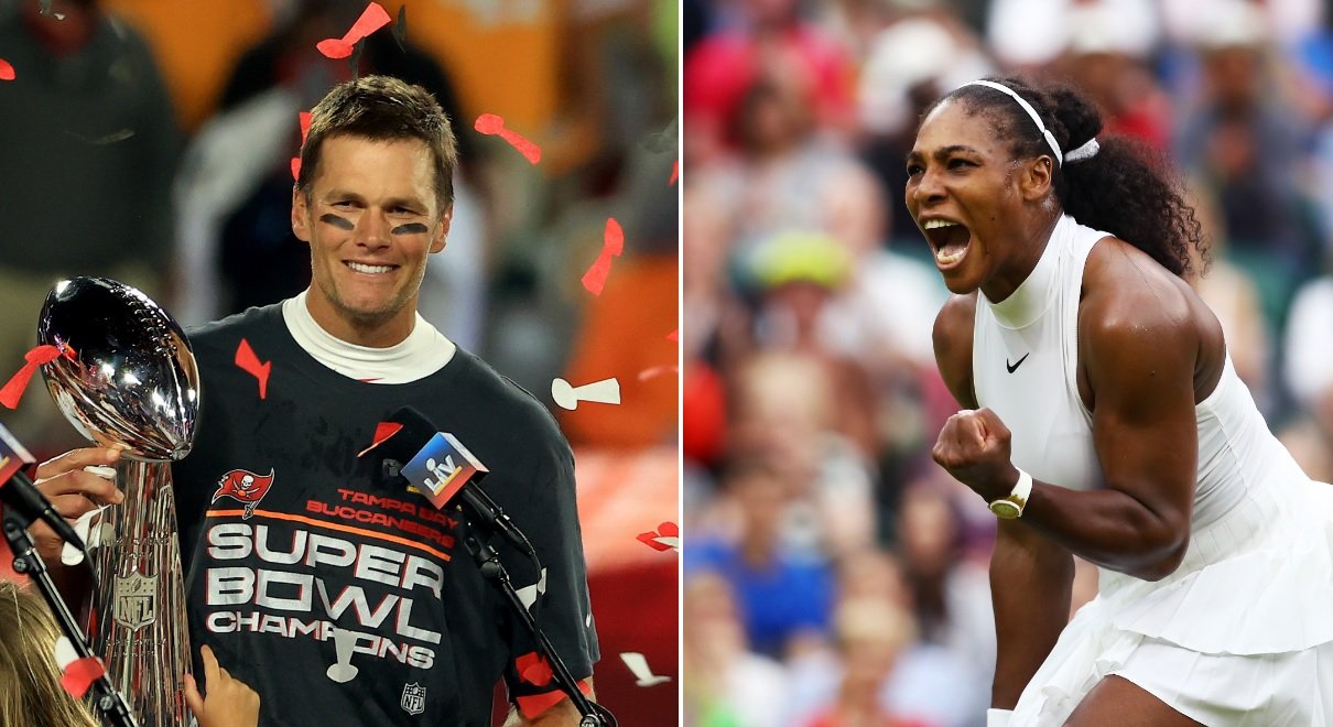 The Tom Brady Vs Serena Williams GOAT Athlete Debate Takes Over Social Media After Super Bowl