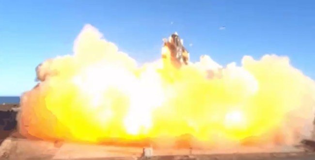 SpaceX Starship Prototype Blows Up In Fiery Explosion At The Last Second