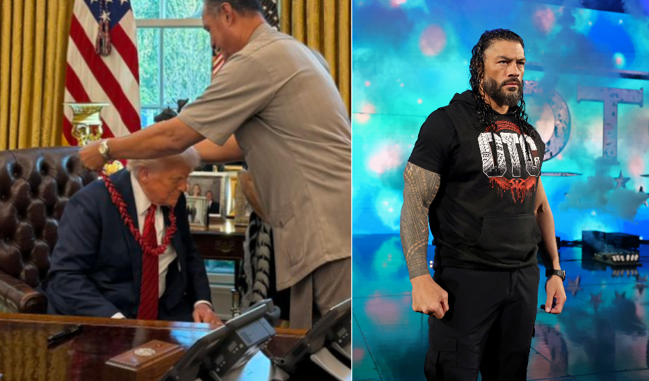 President Trump Gifted Ula Fala Hours After Roman Reigns Praised Him