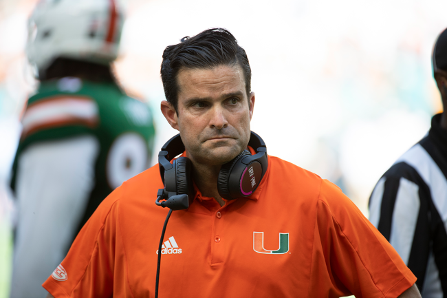Manny Diaz Extremely Frustrated With Miami’s Decision Despite Making Bank To Do Nothing
