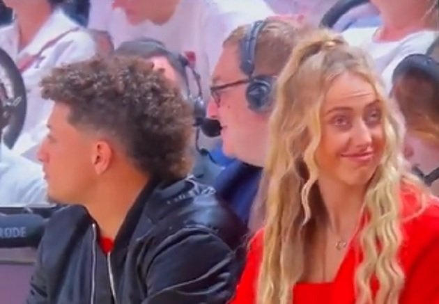 Patrick Mahomes Reacts To People Criticizing His Fiancée Brittany Matthews After She Went Viral Again While Sitting Courtside At Baylor-Texas Tech Game