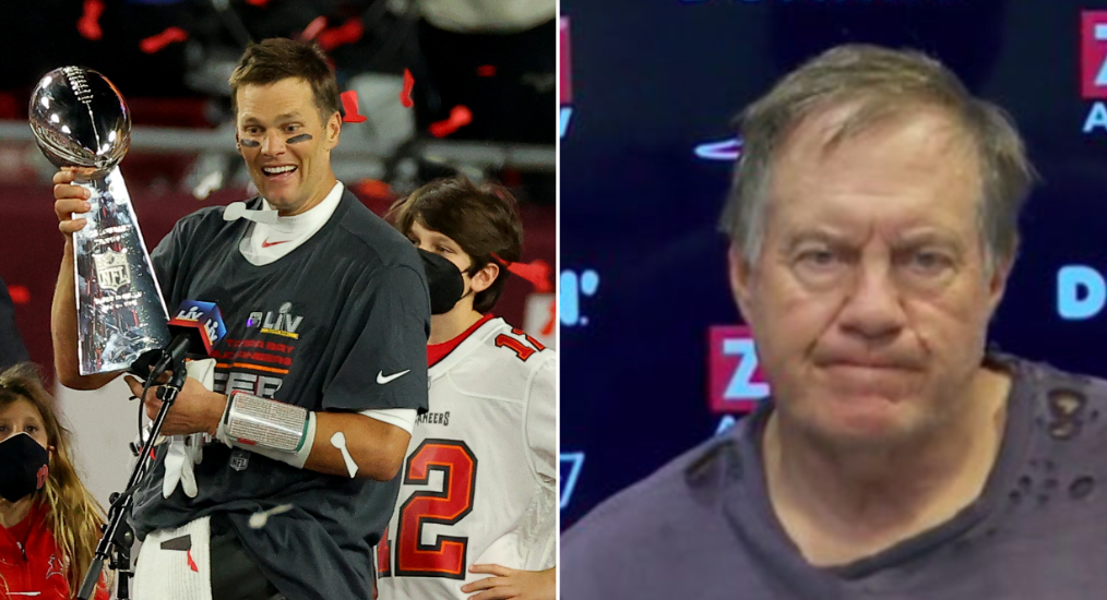 NFL Fans Immediately Mock Bill Belichick With Tom Brady Memes After Bucs Win The Super Bowl