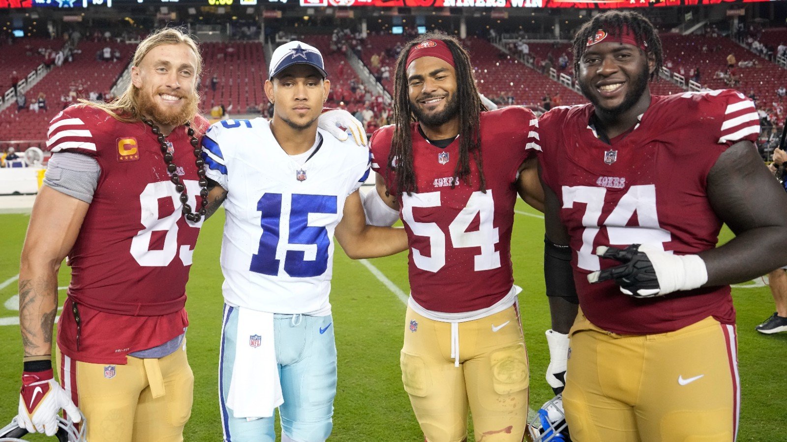 49ers Fans Yelled 'We Want Trey Lance' While Beating The Cowboys On SNF