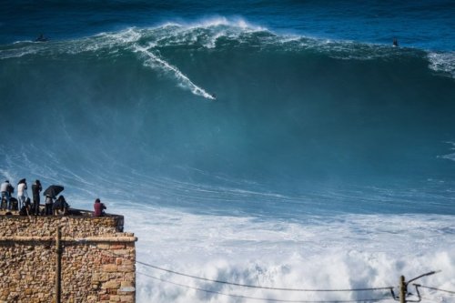 A Hurricane Hitting Europe Is Producing Some Of The Biggest Waves Ever Surfed In History
