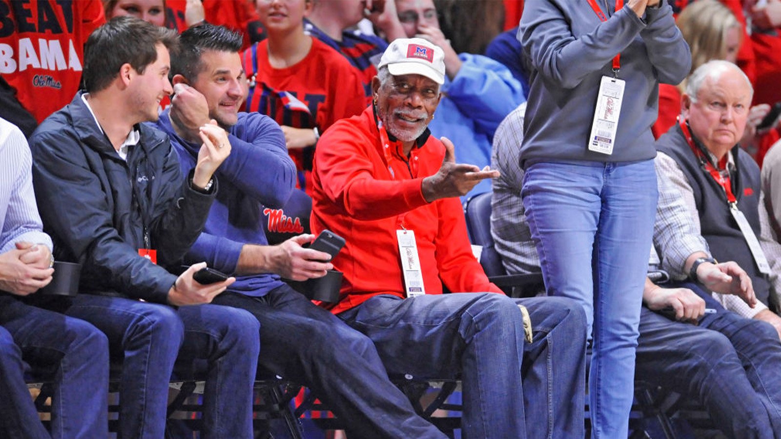 Morgan Freeman Sparks Outrage After Getting Slapped By College Basketball Player